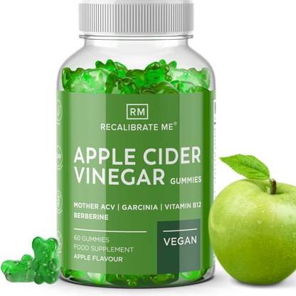 Apple Cider Vinegar & Berberine Gummies (Apple Flavour) - ACV Healthcare Edible Wellbeing Supplement