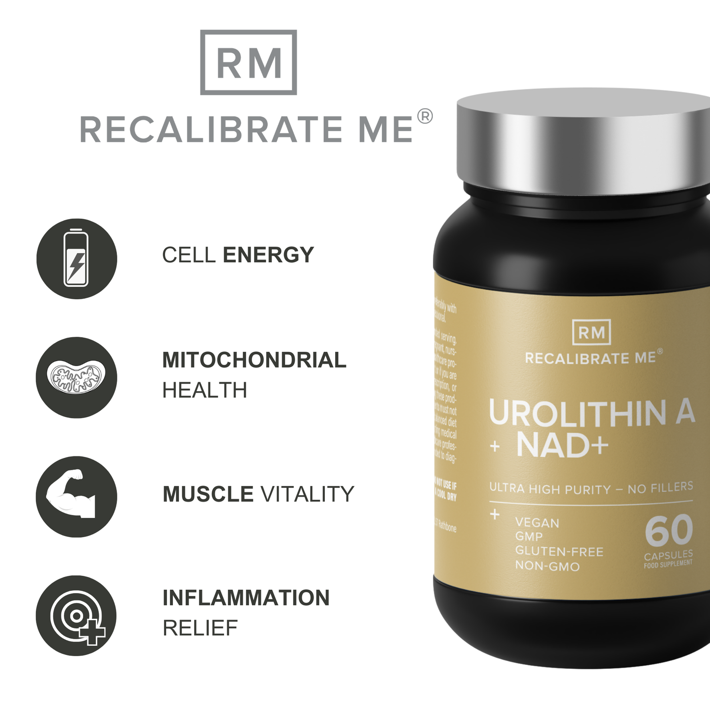 Urolithin A + NAD+ | Deep Cellular Renewal