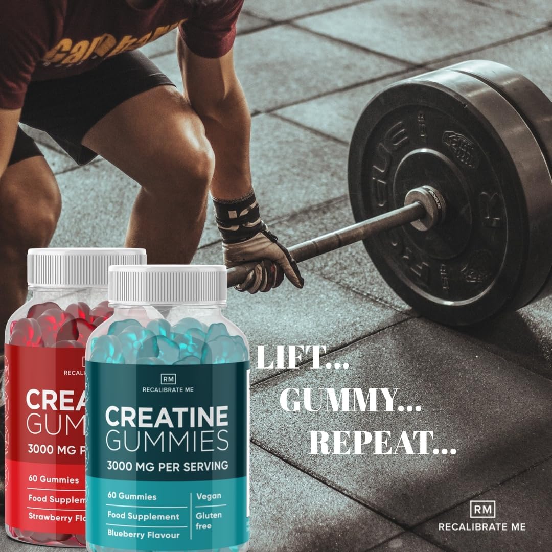 Creatine Gummies 3000mg (Blueberry Flavour) - Creatine Monohydrate